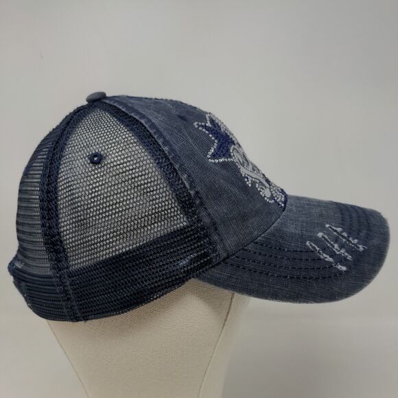 SI Spirit All Stars Women's Strapback Mesh Back Hat Blue OSFAS Shiny Graphic - Picture 6 of 11
